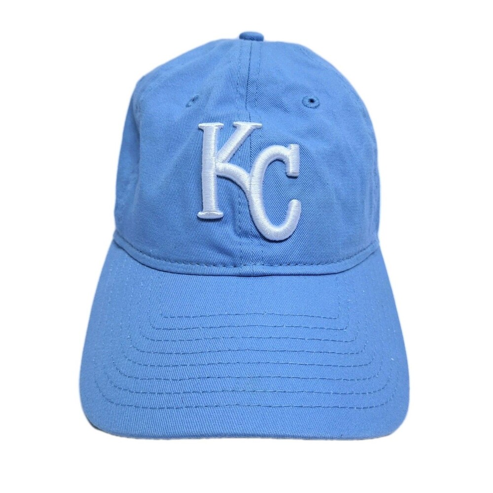 Kansas City KC Royals Retro Vintage Blue New Era MLB Baseball Hat Cap Strapback